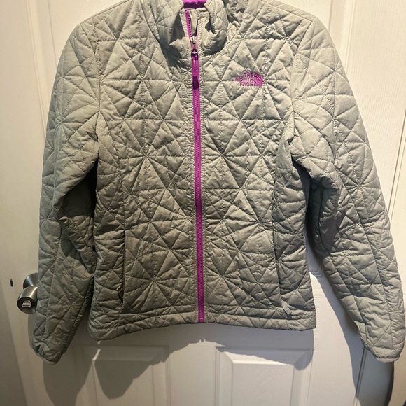 The North Face Womens Tamburello Jacket Heather Grey /Purple Size Small NWOT - Picture 2 of 8